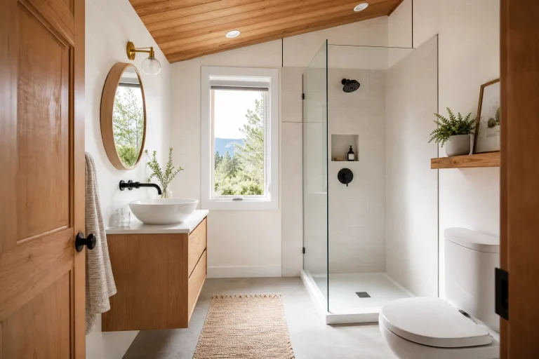 How to Make a Tiny Home Bathroom Feel Twice Its Size