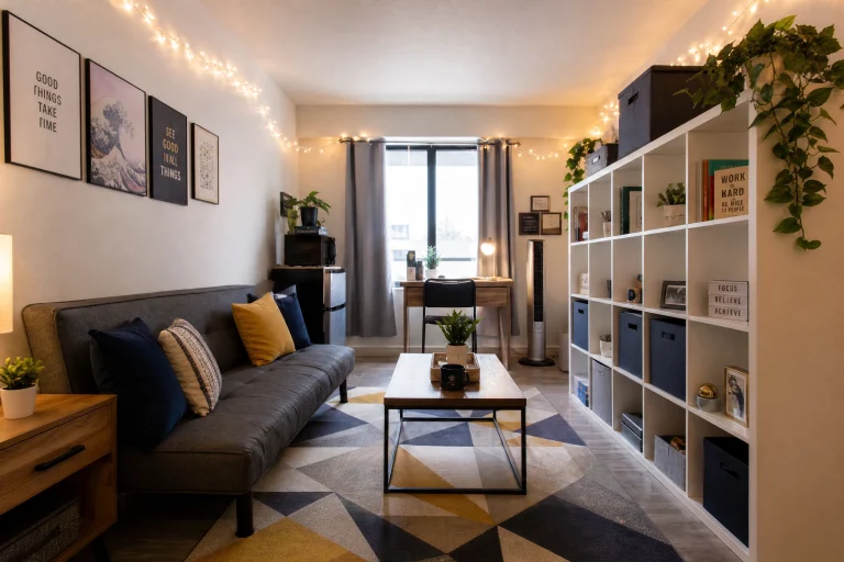 Clever Dorm Living Room Ideas for a Functional Student Lounge