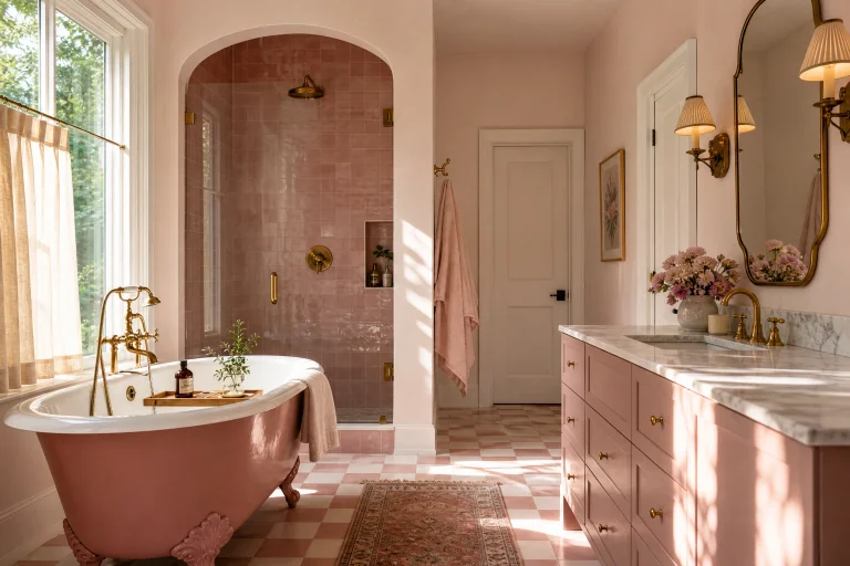 Charming Pink Bathroom Ideas for a Playful and Elegant Space