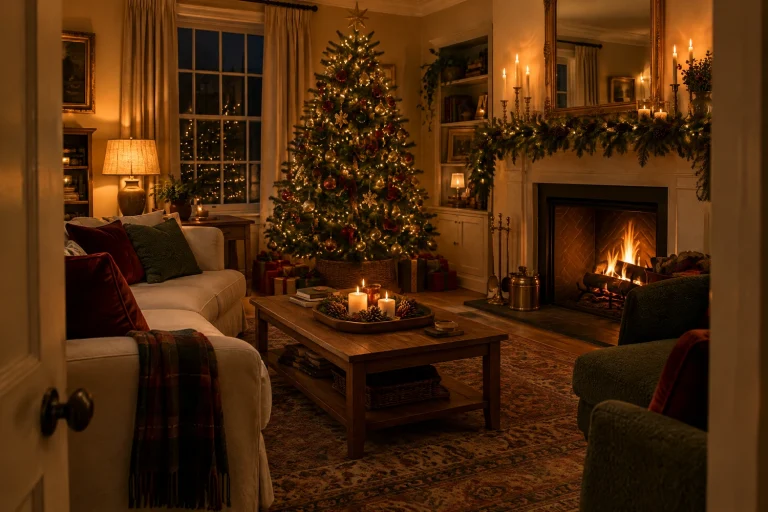 Christmas Living Room Ideas That Feel Like Home, Not a Display